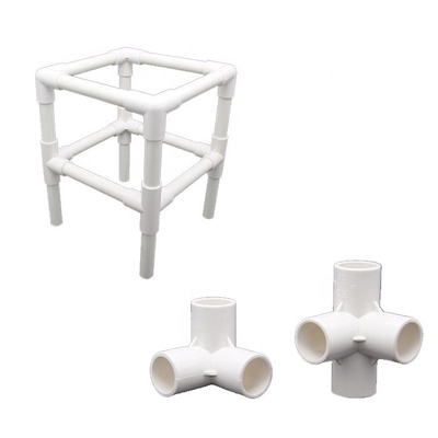 DIY Kids Craft Bird Cage Watervoorziening UPVC Fittings Strong Pipe Fitting Namen en onderdelen