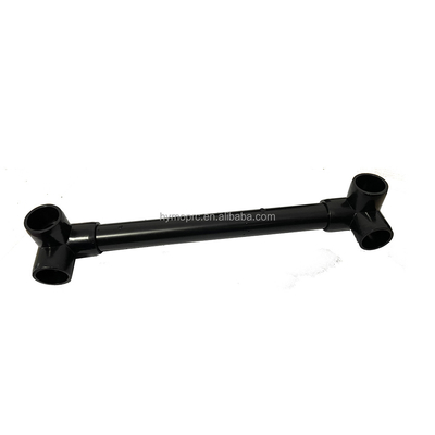 Standaarddikte PVC-meubilairtoepassingen Zwarte buistoepassingen 3 4 5 Way Pipe Connector
