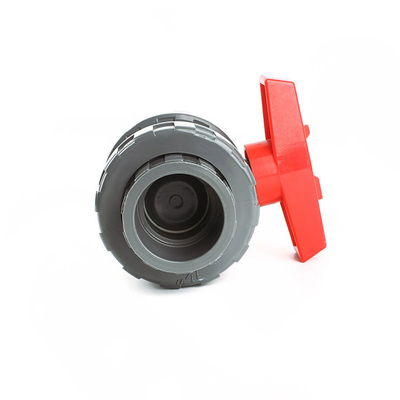 Socket/Thread Connection True Union Ball Valve met PVC-flens en OEM-productie