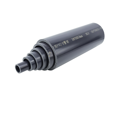 PVC-elektrische leidingen voor lijmverbinding Grijzige ASTM-norm UL 651 Sch 40 Grootte