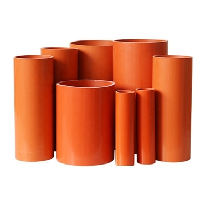 Oranje CPVC-pijp voor kabelbescherming Dikte 2.8M Verwerkingsservice Vorming