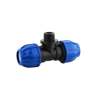 Watervoorziening HDPE PP-compressiearmaturen voor irrigatiesystemen op landbouwbedrijven en DIN-norm