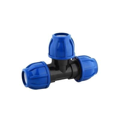 Watervoorziening HDPE PP-compressiearmaturen voor irrigatiesystemen op landbouwbedrijven en DIN-norm