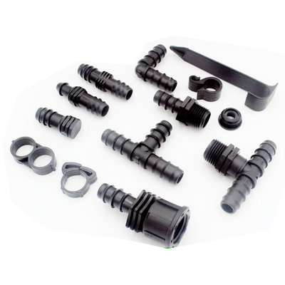 Blauwe 20 mm en 16 mm druppelbewateringsbevestigingen Plastic Clamp Ring voor PE-pijpdruppelbuis