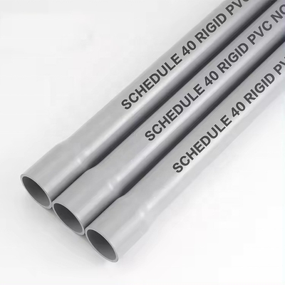Lange 10ft Schema 40 Standard Grey PVC Leiding Pipe Draad Elektrische Bell Eind 1&quot; PVC